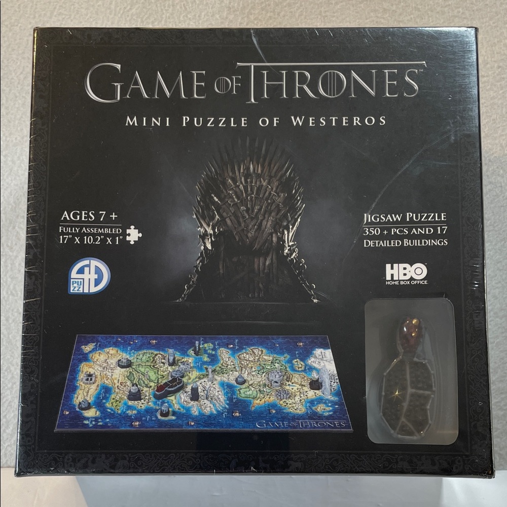 Game Of Thrones Mini Puzzle Of Westeros NEW Sealed!
